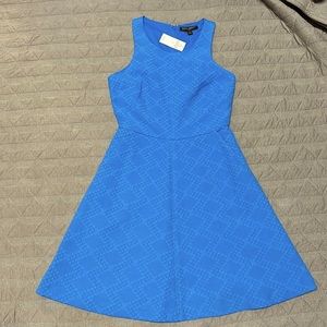 Banana Republic blue sleeveless dress with pockets size 0, NWT